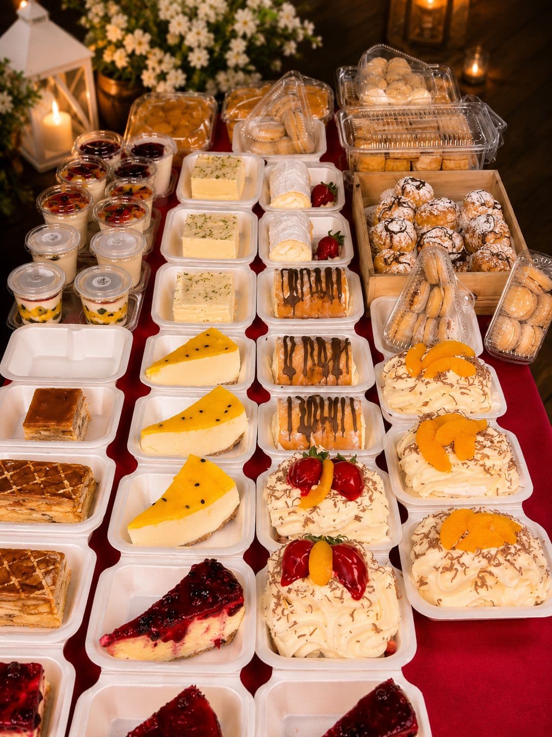 Postres individuales y mesa dulce de Dulce May